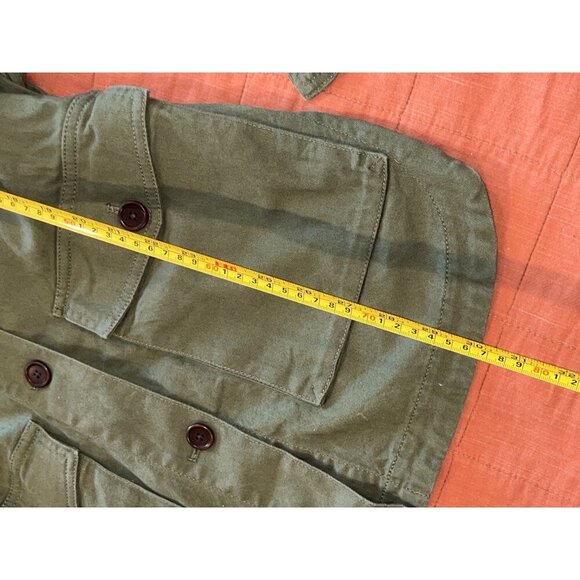 Madewell Tie-Waist Military Jacket in  Green Women's  Size XS ($145) - Picture 10 of 11